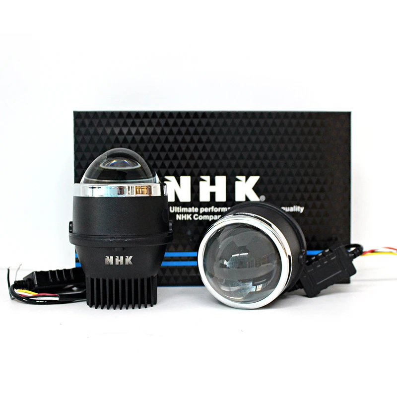 NHK LED Water Proof Fog Light Projector Lens 4300/6000k 3.0 inch LHD Auto Headlight