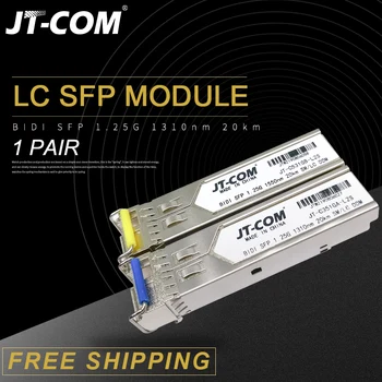 1Gb LC SFP โมดูล Single Fiber Optical Transceiver Gigabit Fiber Sfp โมดูล3-80Km ใช้งานร่วมกับ mikrotik/Cisco