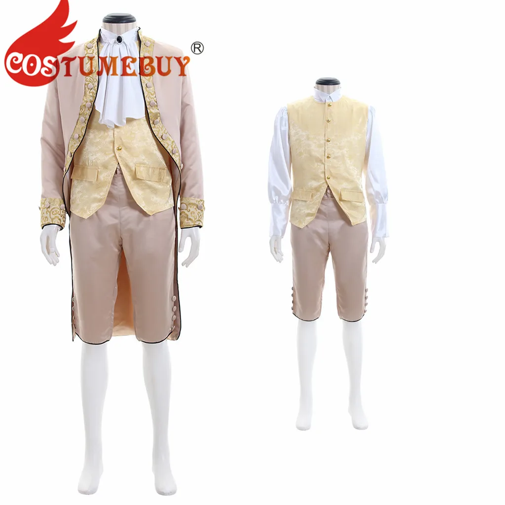 

CostumeBuy 18th Century Mens England Gothic Aristocrat Cosplay Costume Medieval Rococo Victorian Suit L920