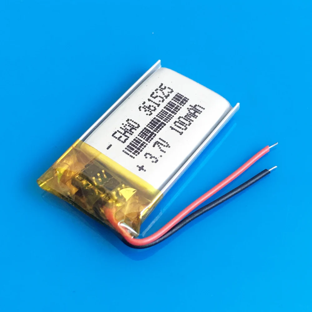 3 szt. 3.7V 100mAh 361525 mały rozmiar akumulator Lipo litowo-polimerowy zestaw słuchawkowy rejestrator zegarek z Bluetooth MP3