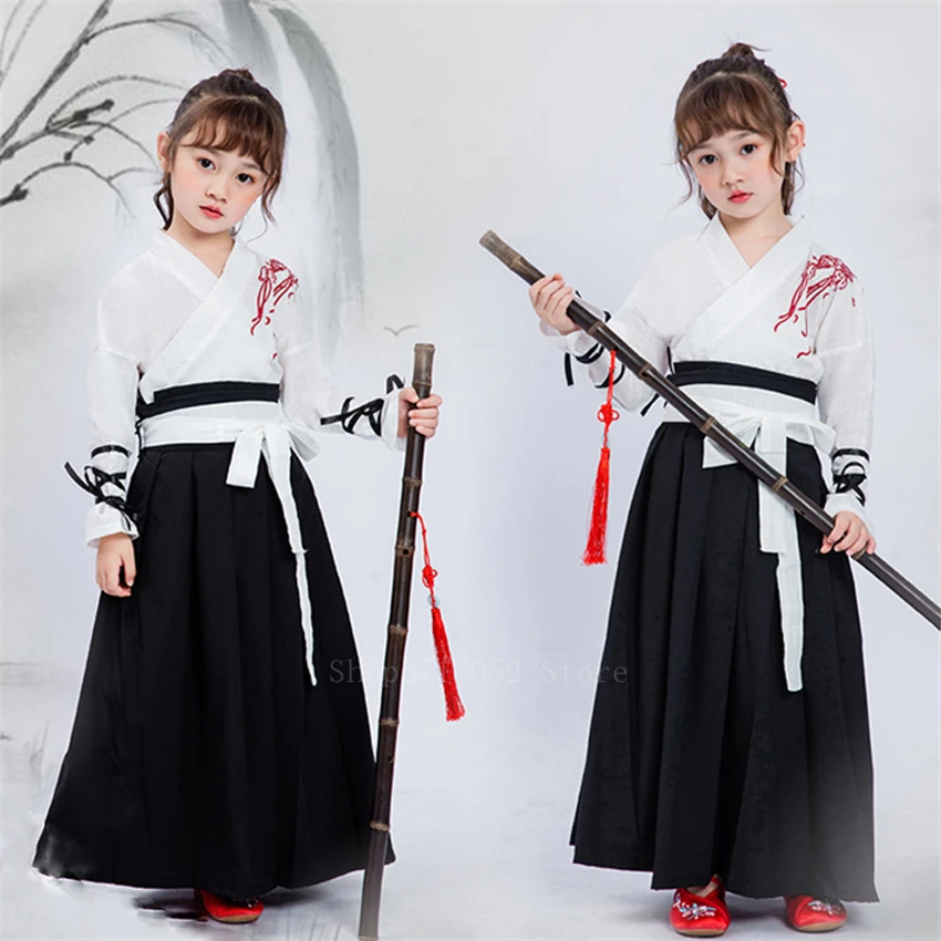 Kids Kimono Traditional Cosutume Japanese Style Baby Girl Boy Yukata Samurai Costume Embroidery Crane Haori Robe Party Cosplay