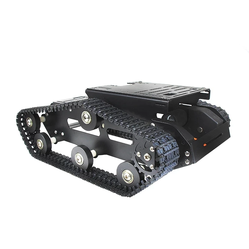 Metal Robot Track Car Tank Chassis for Caterpillar Suspension System Encoder Motor New Design for Arduino Diy Tracked Crawler