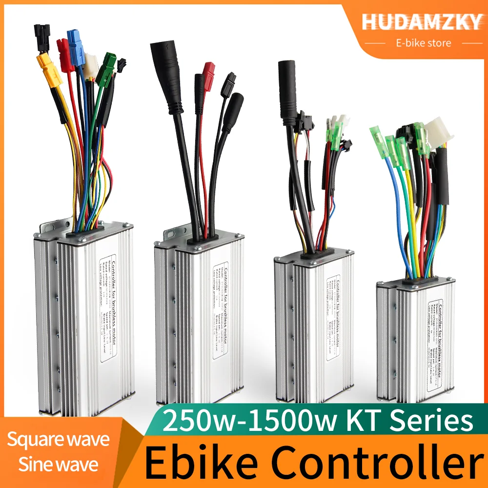 KT Ebike Controller 36V/48V/52V Voltage 250W 350W 500W 1000W 1500W  Electric Bicycle Controller Conversion Kit Accessories