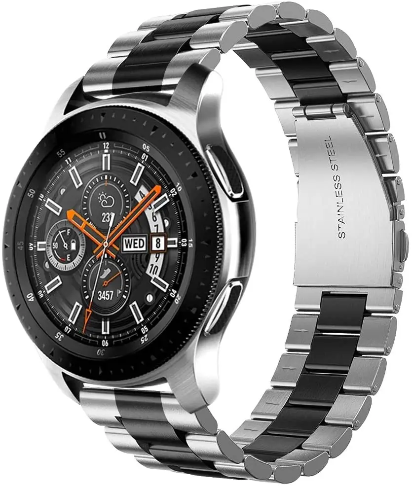 20mm 22mm stainless steel for Huawei Watch 4/3 GT3 metal strap Samsung Watch 5 4 3 Gear S3  Classic 5 Pro Amazfit GTR/GTS4 Band