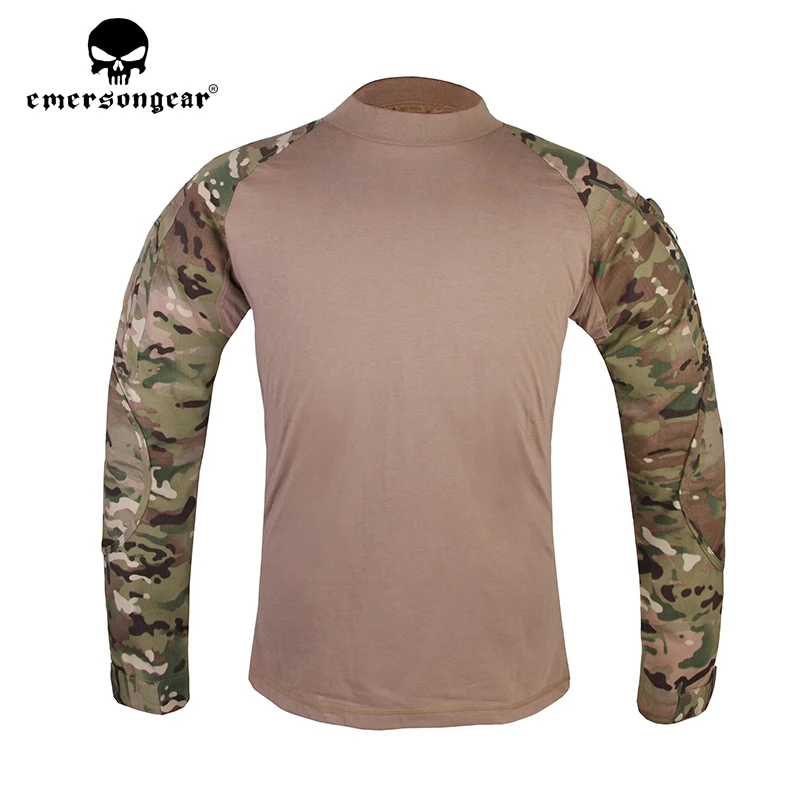 

Emersongear Mens Combat Hunting Shirts Tactical Outdoor Sports Fit Tops Shirt Airsoft Shooting Clothing Camoflage Hunting