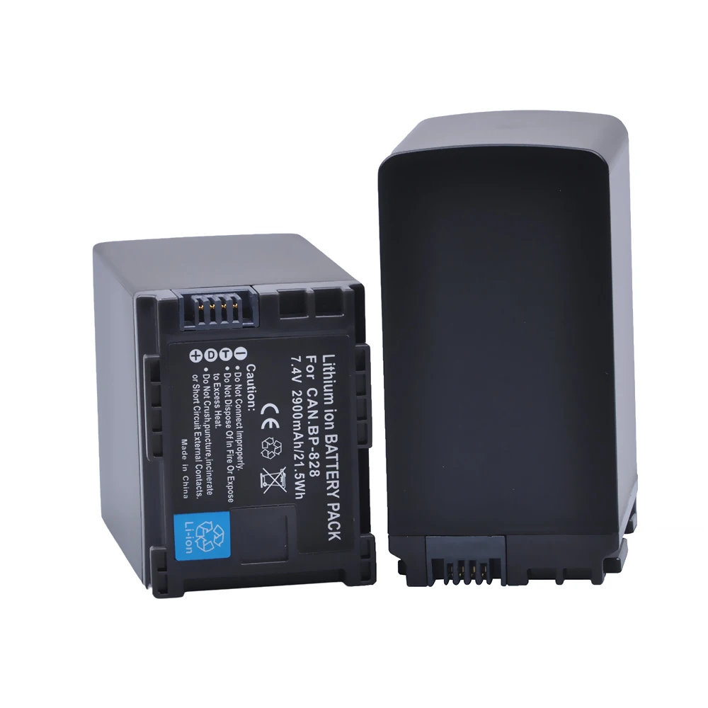 1 قطعة 2900mAh BP-828 BP828 بطارية لكاميرات كانون HFM300 HFM30 HFG30 HFG10 HFM40 GX10 HFS30 HF20 HG20 G30 G40 XA20 XA25 BP 828 بطارية