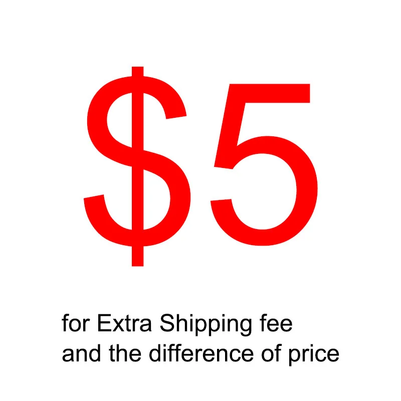 

7usd for extra shipping fee and the difference of price