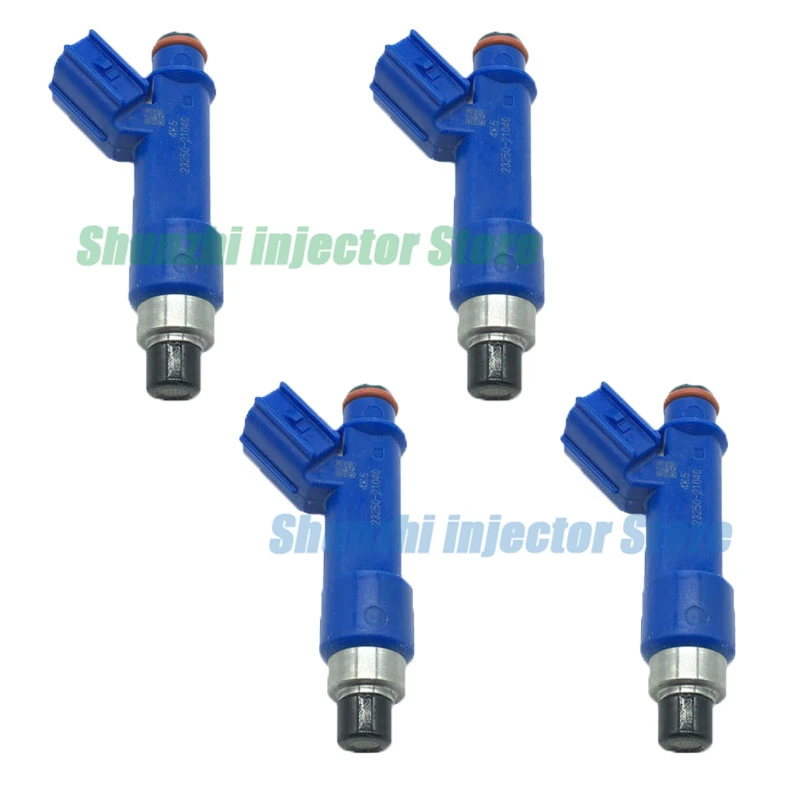 4pcs Fuel Injector Nozzle For Toyota Yaris 2006-2014 1.5L L4 1NZFE OEM:23250-21040 23209-21040 2325021040 2320921040