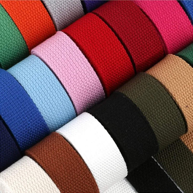 New 5 Meters 30-32mm Width Canvas Ribbon Polyester Cotton Webbing Strap Sewing Bag Belt Accessories Outdoor Backpack Bag Parts