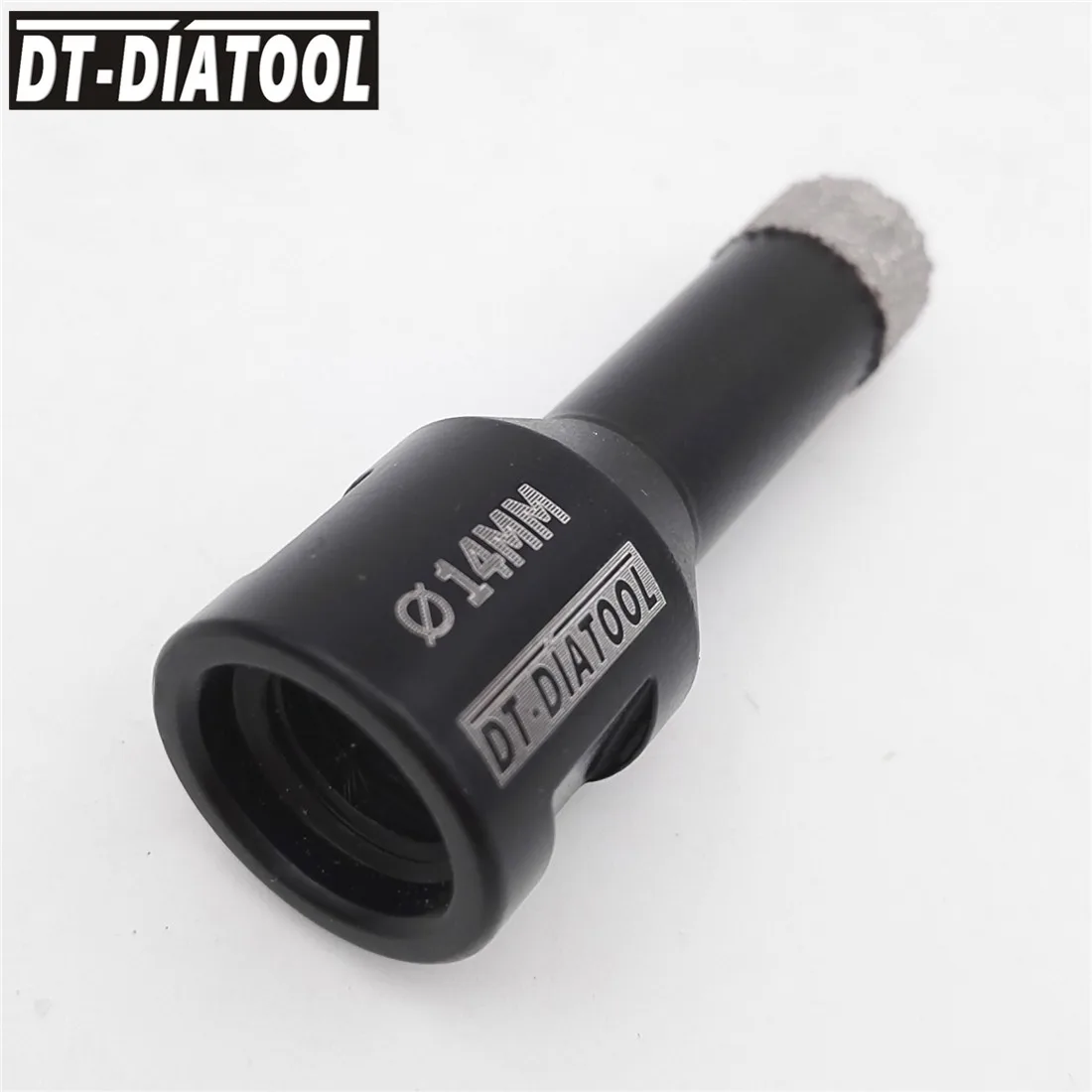 DT-DIATOOL 2pcs M14 Dia 14 millimetri Dry Vuoto Brasato Del Diamante Corone Trapano Foro di Piastrelle di Ceramica Seghe Granito Marmo pietra di Perforazione Bit