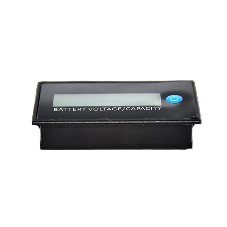 Taidacent 12V24V36V48V Lead-Acid Battery Level Monitor Lithium Battery Level Meter LCD Display Battery Remaining Capacity Tester