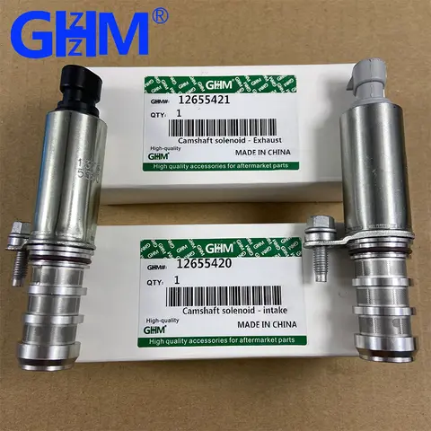흡기 배기 VVT 밸브 캠축 위치 액추에이터, 솔레노이드 밸브, Opel Regal -Chevrolet- Captiva Malibu 12655420 12655421