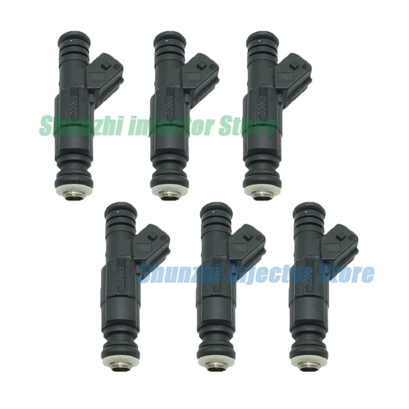 6pcs Fuel Injector Nozzle For 1000CC Racing Turbo 650CC LS1 LS6 LSX E85 GT650 GT800 GT1000 OEM:BS-650CC