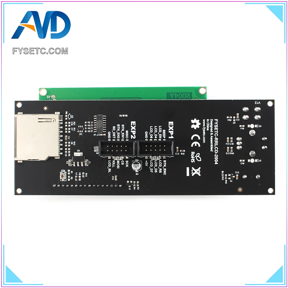 Free shipping 3D Printer Parts LCD Display 3D Printer Smart Controller Ramps 1.4 2004LCD Control