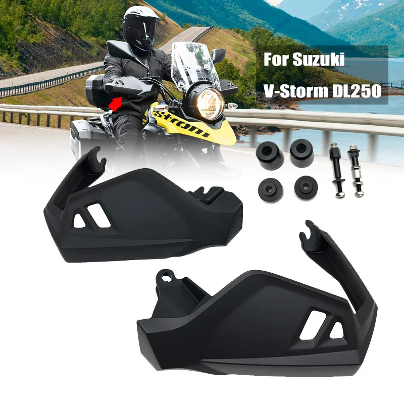 

For Suzuki V-Storm DL250 DL 250 V Strom 250 2017 2018 2019 2020 2021 Motorcycle Handguard Shield Hand Guard Protector Windshield