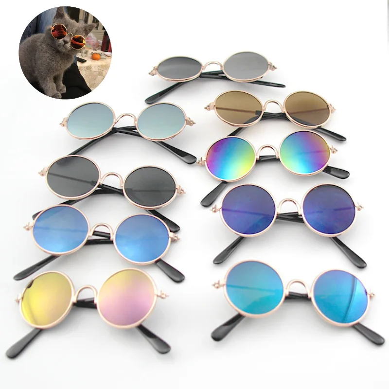 1 PC Pet Cat Glasses For Cats Dog Accessories Fashion Cute Eye-Wear Sunglasses  For Little Pets Photos Prop Pet Products