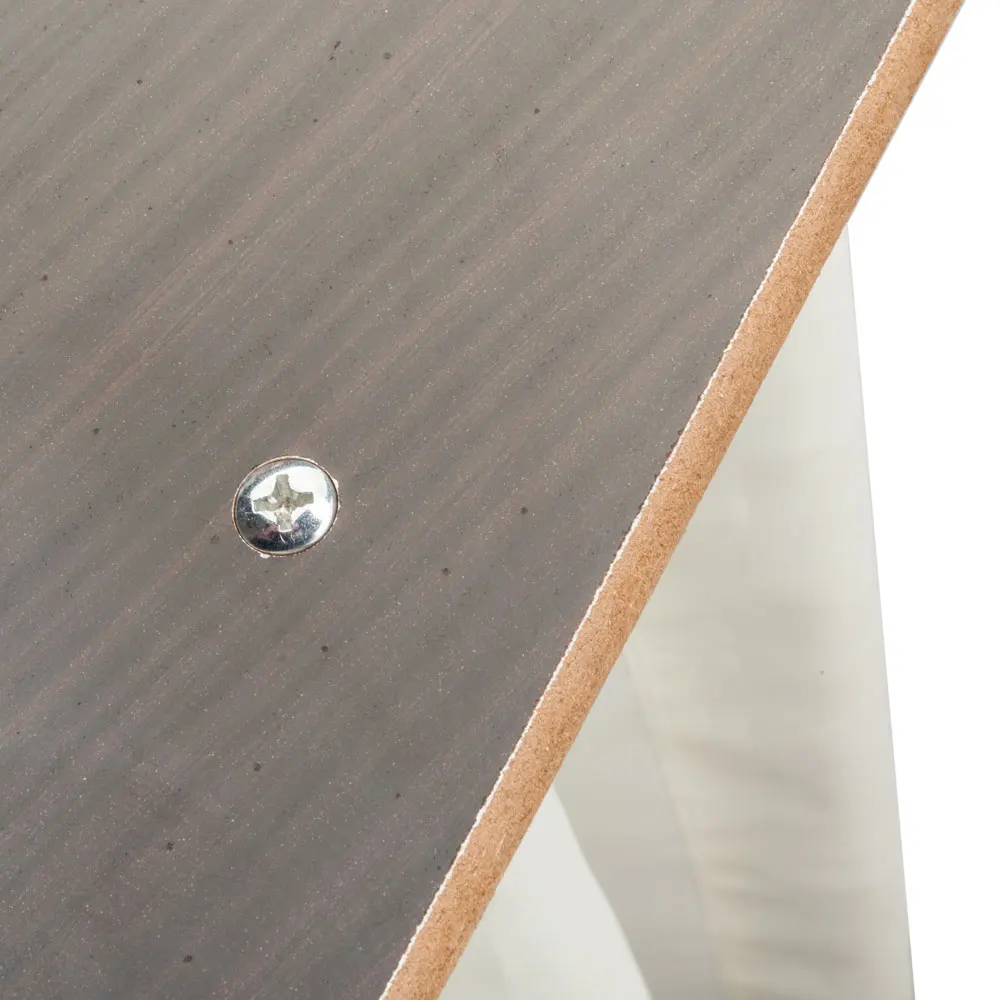 Lagerung Rack Stoff Abdeckung MDF Regal Buch Magazin Rack Dark Braun & Weiß Tuch