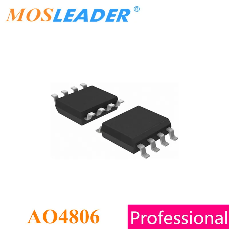 

Mosleader AO4806 SOP8 100PCS Dual N-Channel 20V 9.4A ESD Protection Original Made in China High quality