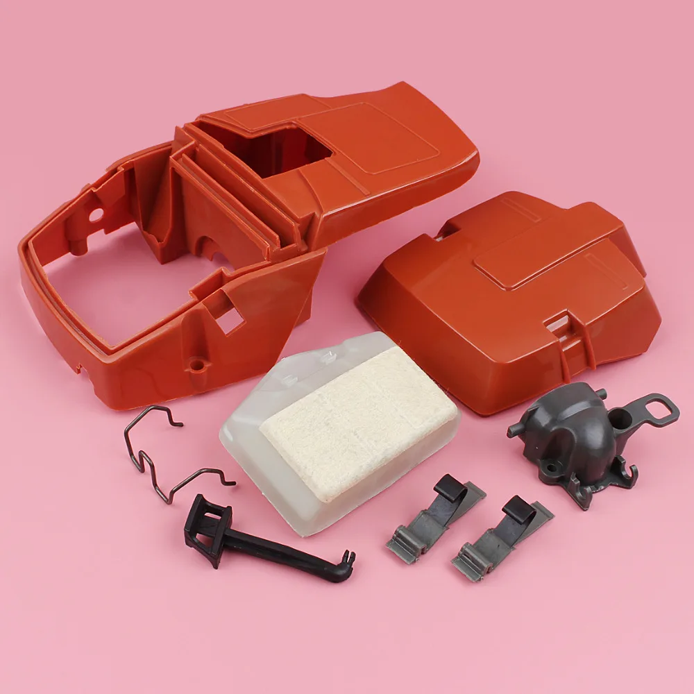 Imagem -03 - Filtro Capa Sudário para Husqvarna Intake Cotovelo Clip Holder Choke Rod Peça de Substituição Motosserra Cilindro Superior 362 365 371 372 ar