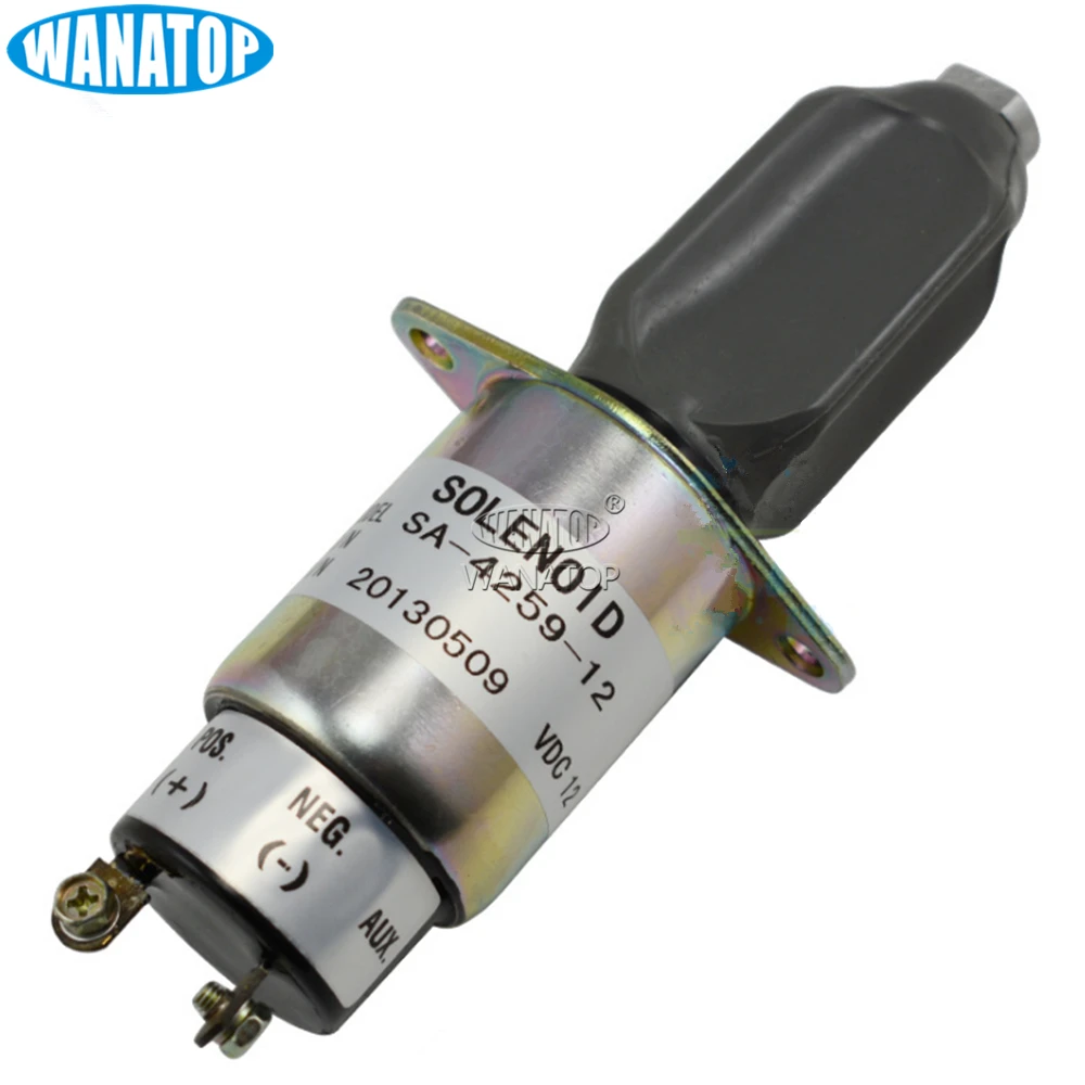 

Stop solenoid valve 1751-12A6U1B1S5 SA-4259-12 1751-24A6U1B1S5 SA-4259-24 For KUBOTA