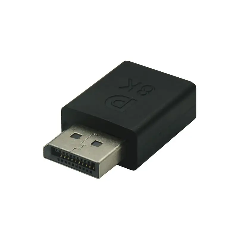 Adaptador Displayport en ángulo recto, convertidor DP 4k/60Hz 2K/144Hz, ángulo de 90 grados, 1,4