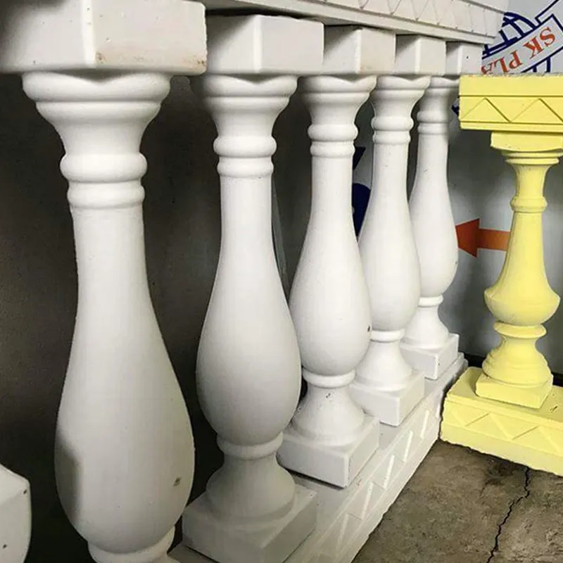 Reusable ABS Plastic Precast Baluster Mold, Balcony Concrete Fence, Balustrade Column, Round Bottle Shape Mould, Guardrail Mould