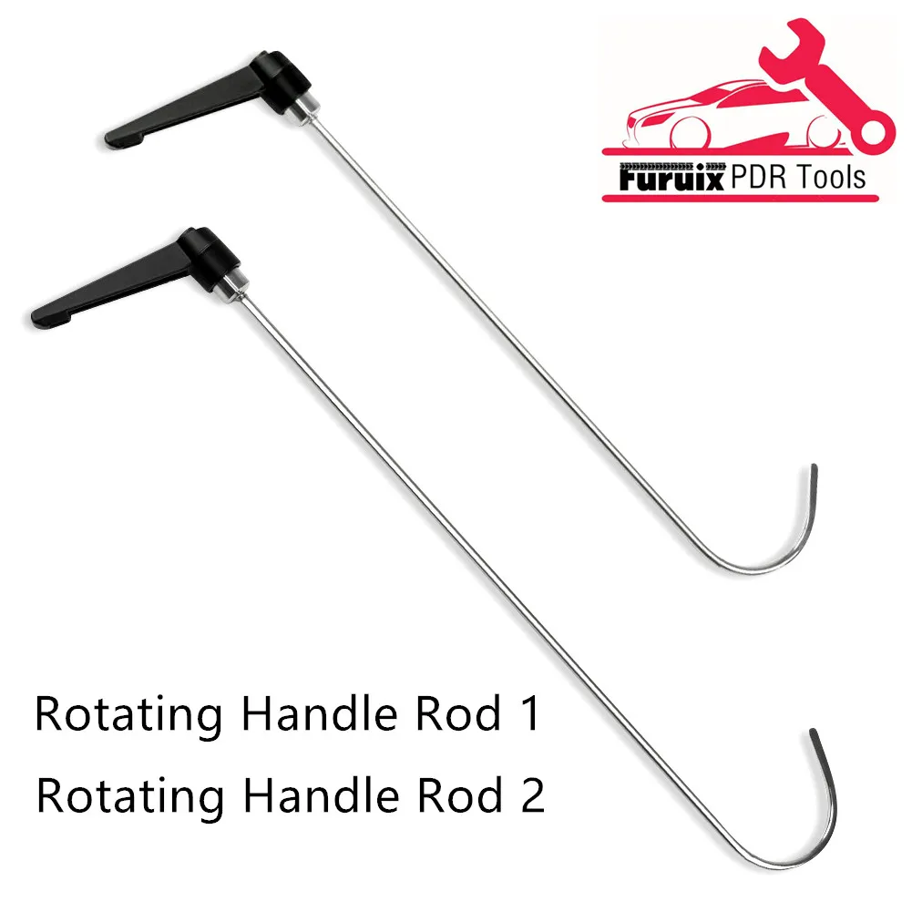 DENT REMOVAL RODS TOOLS KIT 2/3PCS DENT REPAIR RODS WITH ADJUSTMENT HANDLE PAINTLESS DENT REPAIR TOOLS FOR HAIL DAMAGE REPAIR