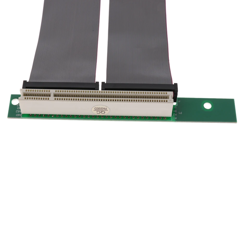 32-bit Riser Card PCI Extender Adapter Card Flexible Cables Cord Adapter Extension 66MB/Sec for 1U/2U Chassis