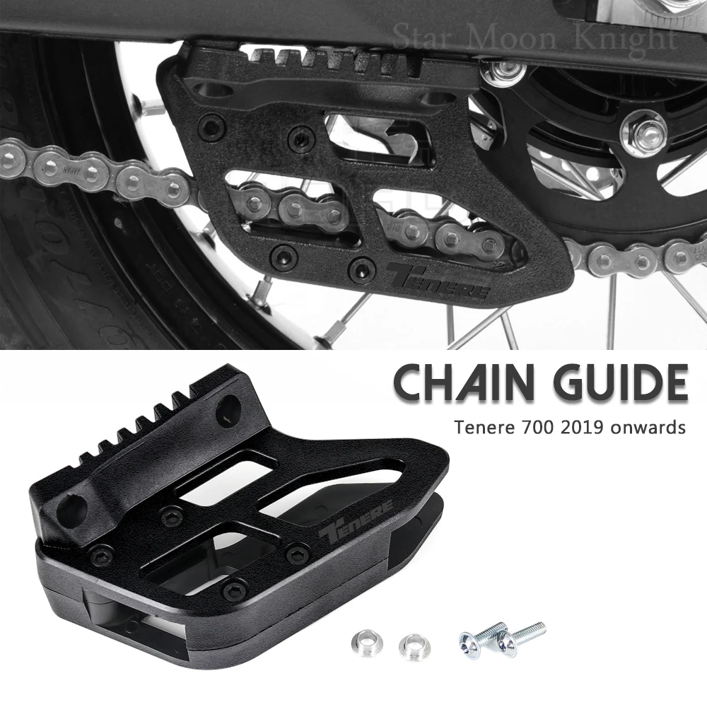 

Motorcycle Chain Guide Pulley Chains Stabilizer Chainring Protector Plate For YAMAHA Tenere 700 TENERE700 XTZ XT700Z T 7 2019 -