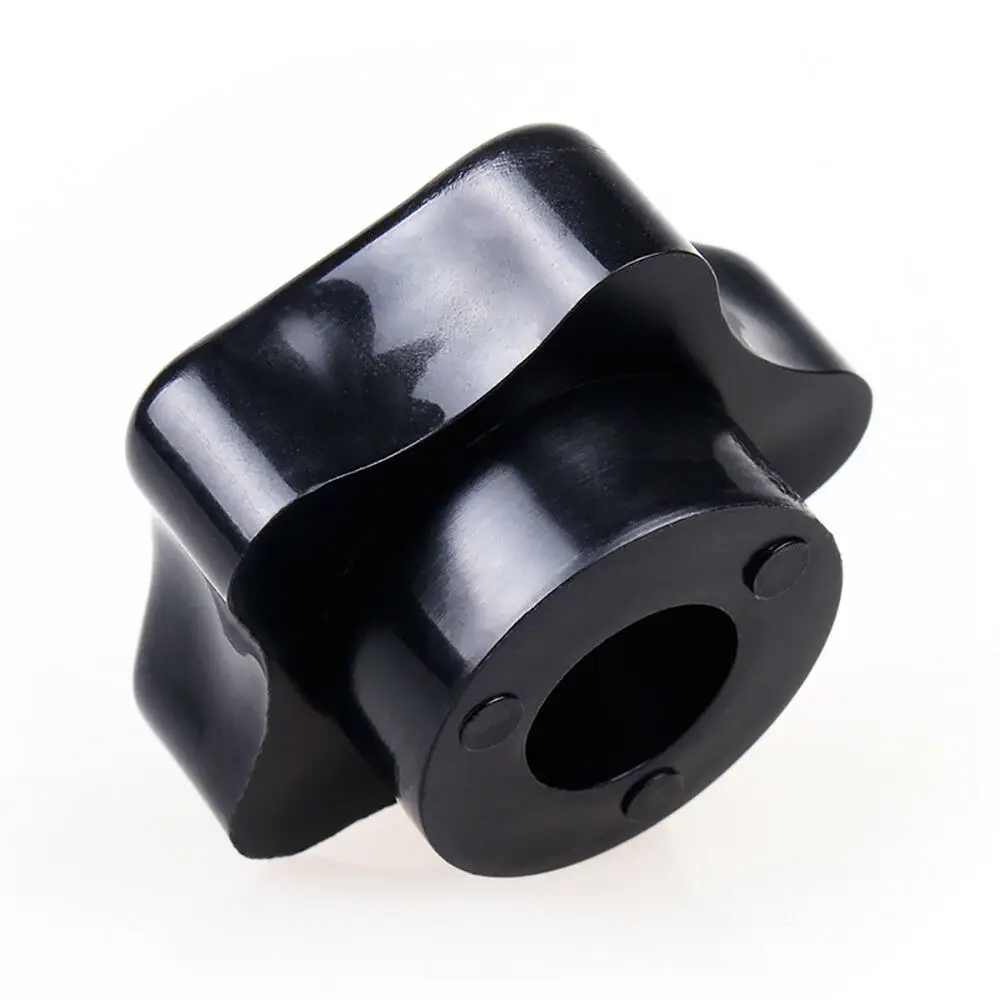 2Pcs M8 Plum Bakelite Hand Tighten Nuts Handle Star Mechanical Black Thumb Nut 39OD
