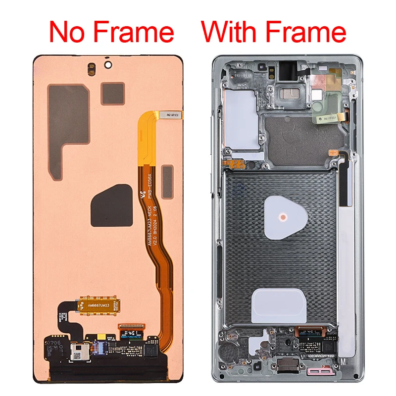 6.7”AMOLED Note20 4G LCD For Samsung Galaxy Note20 SM-N980F SM-N980F/DS N981B 5G Display Touch Screen Digitizer Replacement