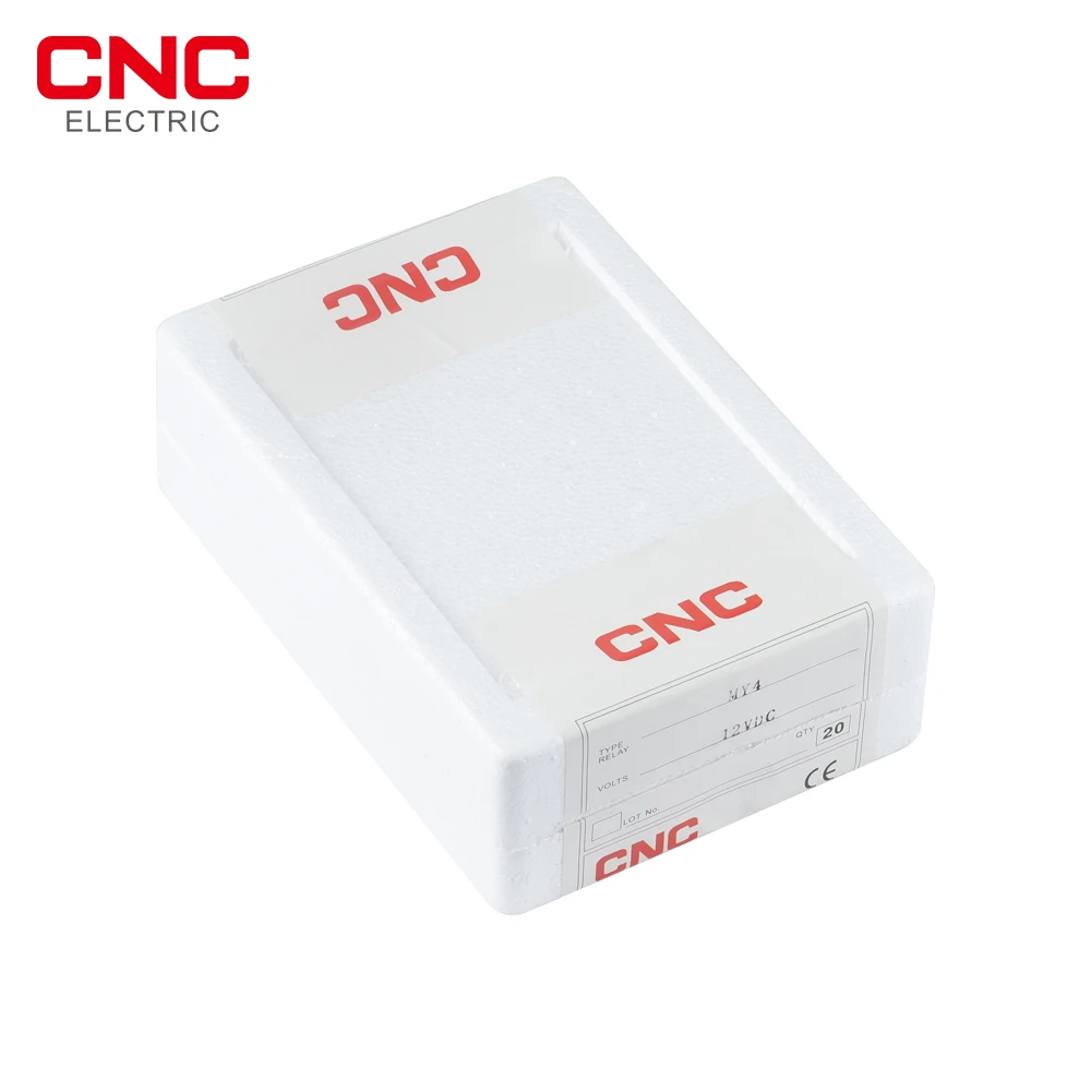 CNC 1BOX 20PCS MY4NJ Relay Coil General DPDT Micro Mini Electromagnetic Relay Switch without Socket Base AC 110V 220V DC 12V 24V