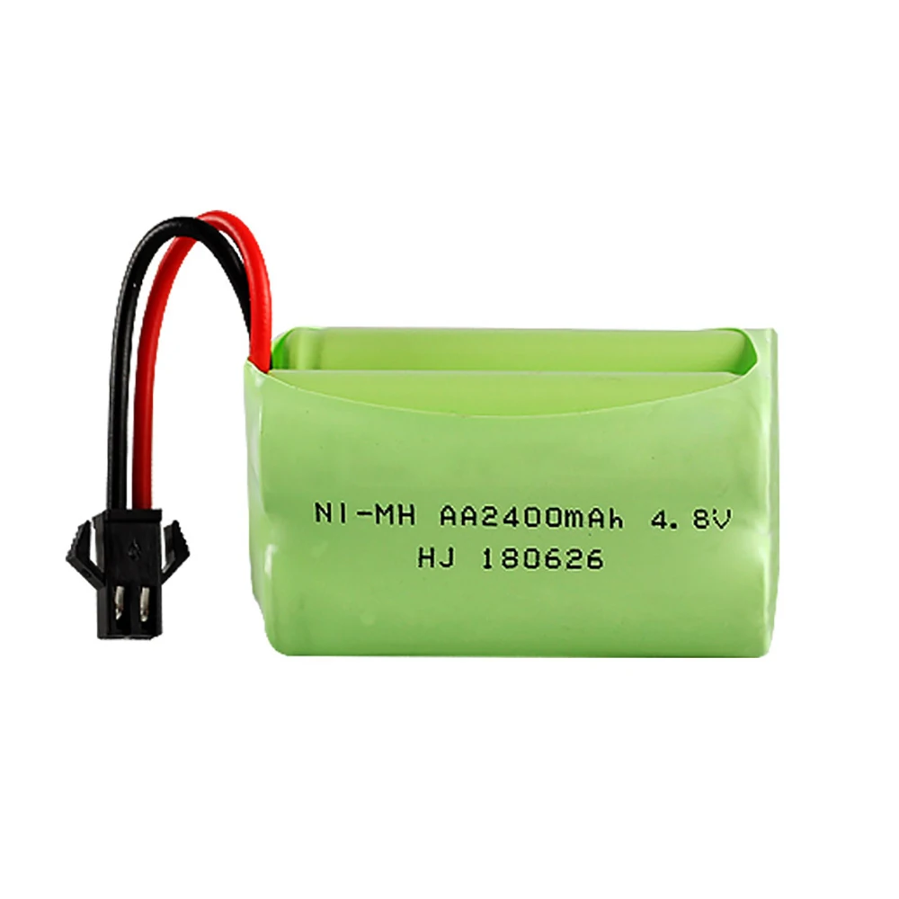 AA 4,8 v 2400mah Ni-Mh Akku Für Rc spielzeug Autos Tanks Roboter Boote Pistolen 4,8 v Akku AA batterie Pack 1Pcs