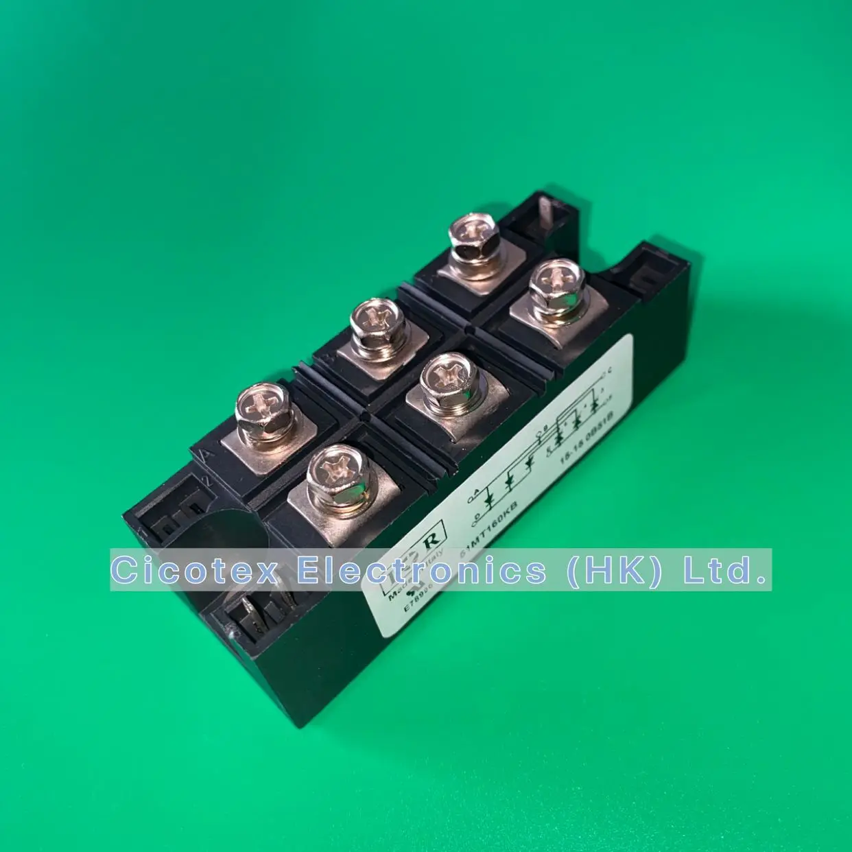 

51MT160KB MODULE IGBT 51MT 160KB BRIDGE RECT 3PHASE 1.6KV 55A MTK THREE PHASE CONTROLLED BRIDGE 51MT160-KB