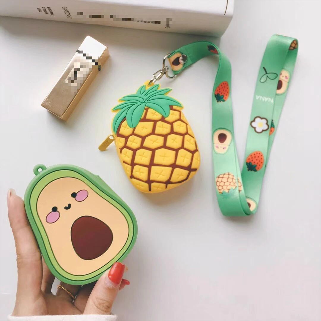 Cute Fruit Children Small Shoulder Bags Fashion Girls Mini Strawberry Crossbody Bags Lovely Kids Jelly Coin Purse Wallet Handbag