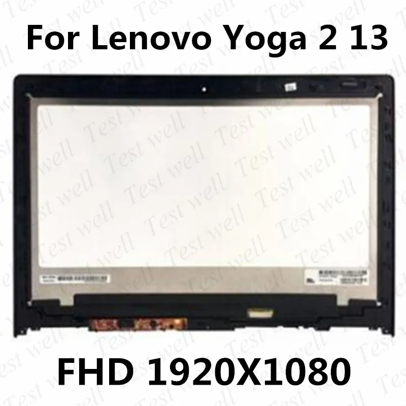 For Lenovo Yoga2 13 LCD Touch Digitizer Screen Assembly B133HAN02.0 LP133WF2 SPA1 For Lenovo Yoga 2 13 LCD Assembly 1920X1080