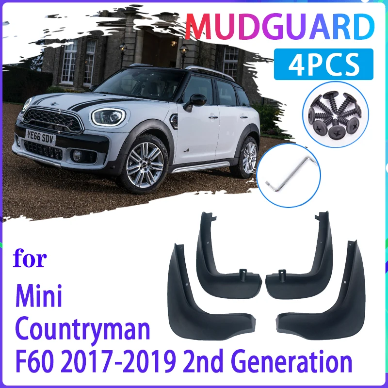 

Car Mud Flaps for Mini Countryman F60 2017 2018 2019 Mudguard Splash Guards Fender Mudflaps Auto Accessories