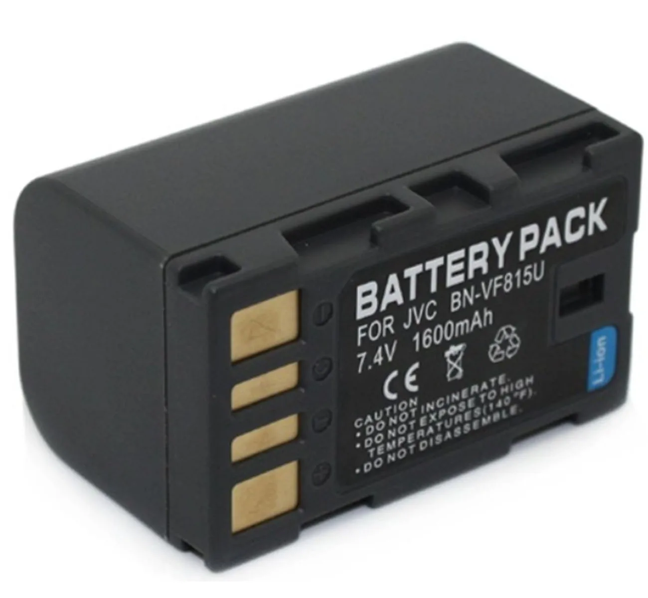 Battery Pack for JVC GC-P100, GC-PX1, GC-PX10, GC-PX10U, GC-PX10US, GC-PX100, GC-PX100U, GC-PX100BU, GC-PX100BUS Camcorder