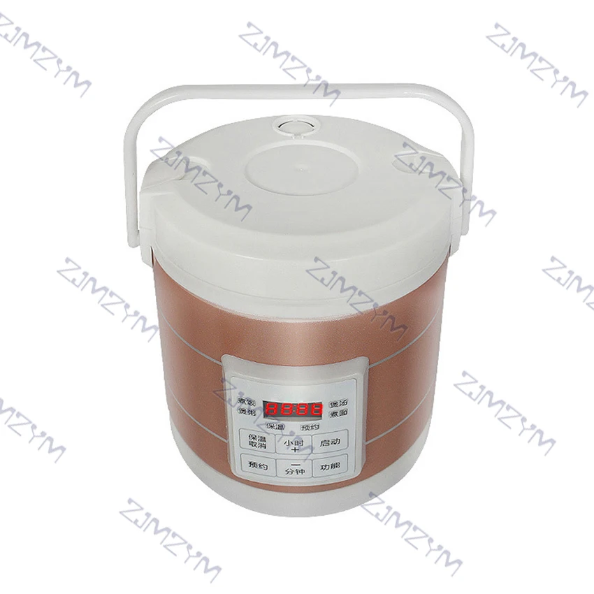 Cuiseur électrique de soupe de riz 12V/24V, 1,6 l, boîte à déjeuner Portable, chauffe-plats, pour voiture et camion