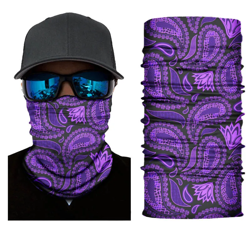 Outdoor Neck Warmer Gaiter Face Shield Seamless Bandana Cycling Hiking Tube Scarf Men Women Balaclava Headband Mask mascarilla