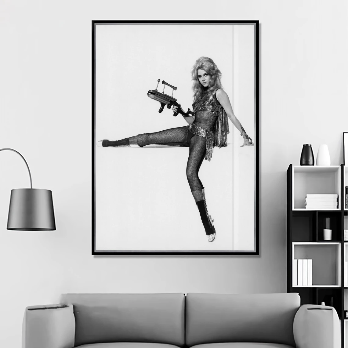 Barbarella (1968) Poster Science fiction film Wall Decor Print Terry Southern Roger Vadim Gift