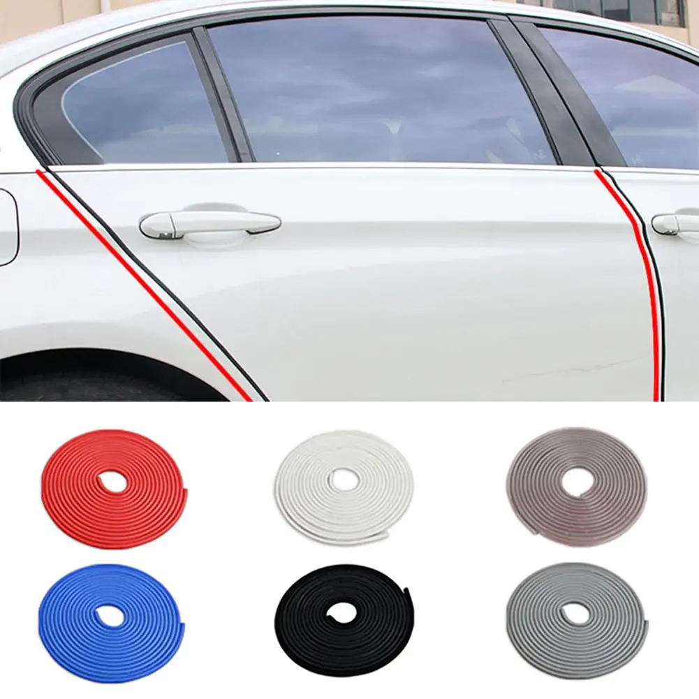 5M Car Styling Strip Sticker Vehicle Door Edge Guard Protector Anti Collision Trim Molding Strip Car Door Strip