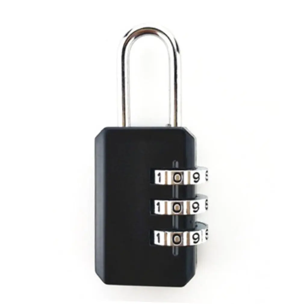 3 Digit Code Combination Padlock For Luggage Combination Number Lock Padlock For Zipper Bag Suitcase Drawer Durable Locks