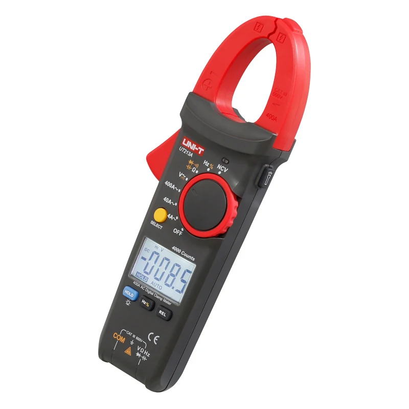 UNI-T UT213A/UT213B/UT213C 400A Digital Clamp Meters True RMS Multimeter Resistance/Capacitance/Frequency/Temperature/Diode Test