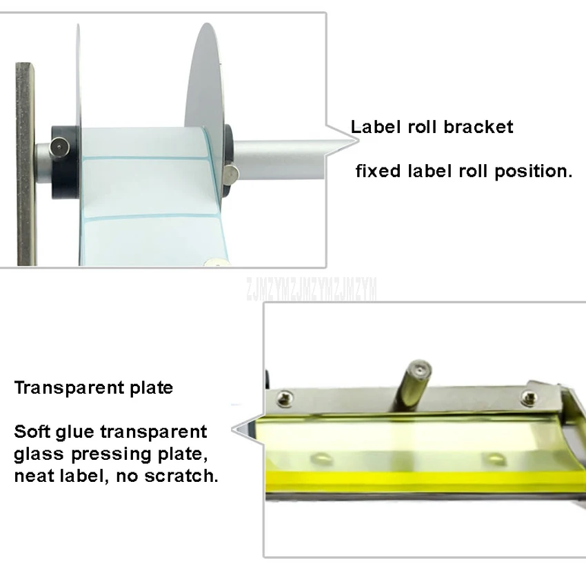 Imagem -04 - Comprimento Transparente Automático da Máquina 5120 mm da Casca do Papel da Etiqueta Adesiva da Etiqueta do Distribuidor do Descascador da Etiqueta 5-150 mm