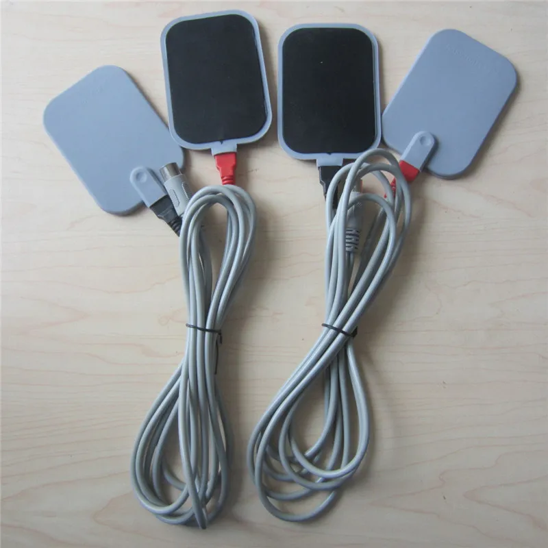 10set/lot EMS Head Pads with cable for Infrared Micro Current EMS Electro Stimulation Beauty Machine