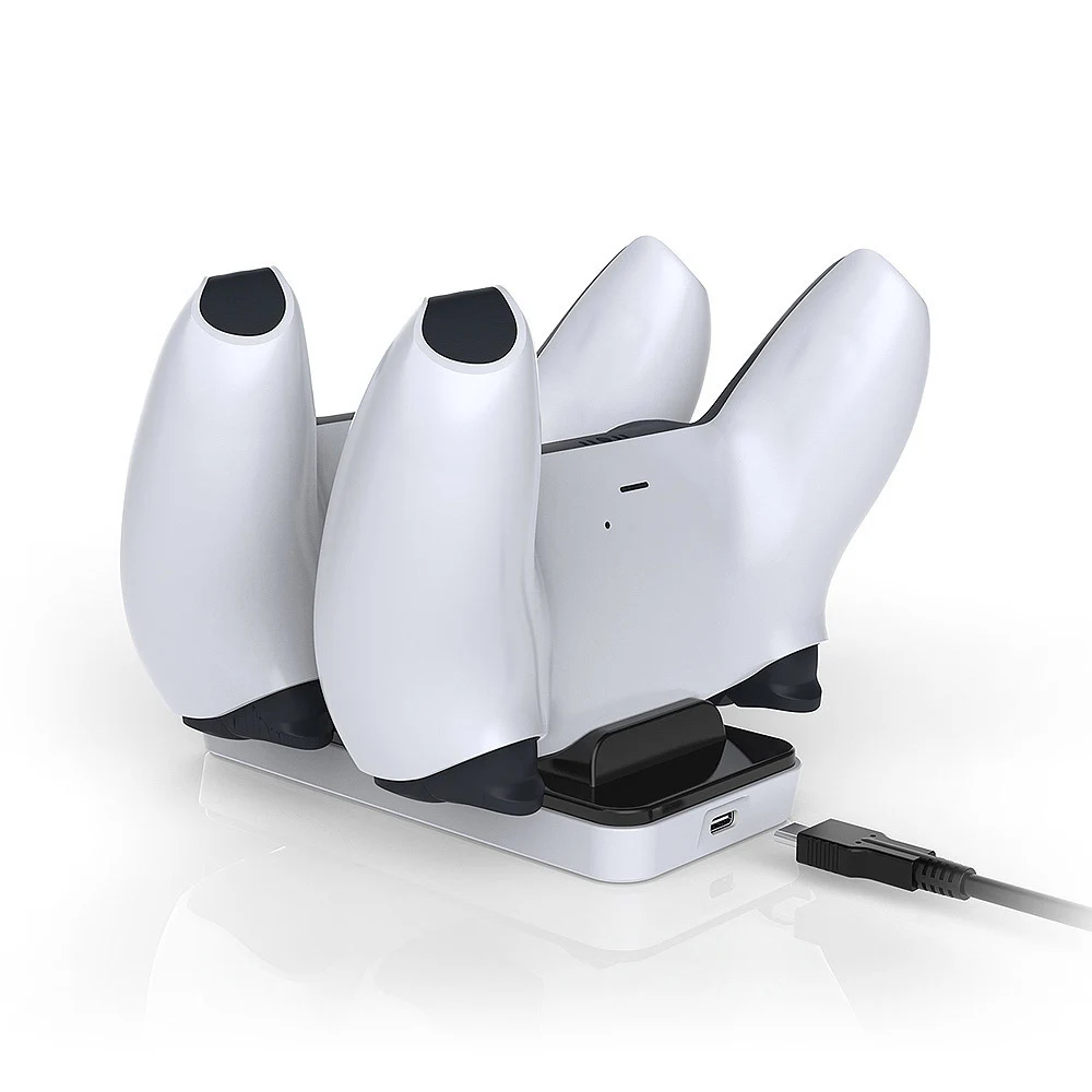 Новое зарядное устройство для контроллера PS5, устройство для подзарядки со съемным портом для беспроводного геймпада Playstation 5
