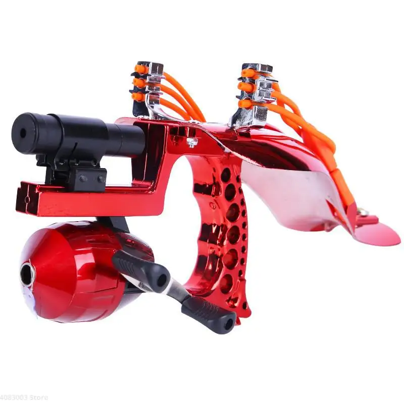 Multi-function Outdoor Fishing Shooting Fish Slingshot Tool Hunting Catapult Sling Shot Arrow Fast bow Darts Mud ball Set Sales