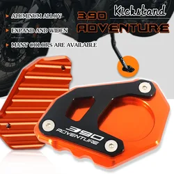 For 390 Adventure 390 ADV 2020-2023 Motorcycle Kickstand Foot Side Stand Extension Support Plate Pad whith logo