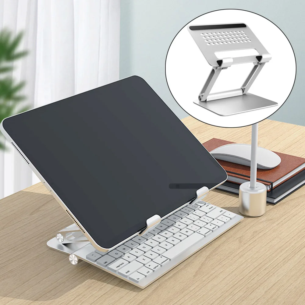 Adjustable Folding Tablet Stand Holder Desk Mount For iPad Xiaomi Samsung Laptop Notebook Support